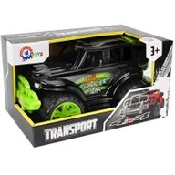 Samochody i pojazdy dla dzieci - Terenówka Monster z szerokimi kołami Technok - miniaturka - grafika 1