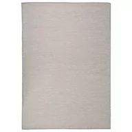 Dywany zewnętrzne - vidaXL Dywan zewnętrzny o płaskim splocie, 140x200 cm, taupe - miniaturka - grafika 1