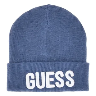 Dziecięca Czapka zimowa GUESS HAT WITH LOGO L0BZ00Z2QO0-STSK – Niebieski - Czapki dla dzieci - miniaturka - grafika 1