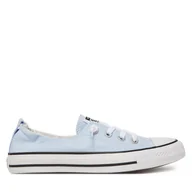 Trampki damskie - Trampki Converse Chuck Taylor All Star Shoreline Slip A12597C Błękitny - miniaturka - grafika 1
