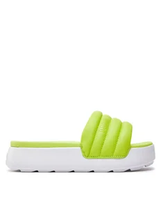 Puma Klapki Karmen Slide Puffy Wns 395399-04 Zielony - Klapki i japonki damskie - miniaturka - grafika 1
