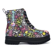 Buty dla dziewczynek - Trzewiki DeeZee CF2880-1 - miniaturka - grafika 1