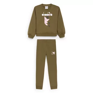 Zestaw dresowy dziewczęcy DIADORA JG.TRACKSUIT GLEE - Bluzy dla dziewczynek - miniaturka - grafika 1