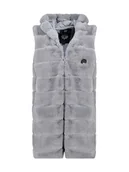 Kamizelki damskie - Geographical Norway Kamizelka polarowa "Uphemere" w kolorze szarym - miniaturka - grafika 1