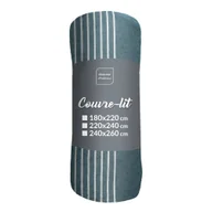 Narzuty - Niebieska narzuta 220x240 cm Adele – douceur d'intérieur - miniaturka - grafika 1