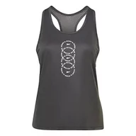 Kamizelki damskie - Reebok Damska kamizelka z grafiką do biegania, niebieska, XL, NIEBIESKI, XL - miniaturka - grafika 1