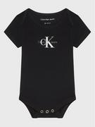 Body dla niemowląt - Calvin Klein Jeans Body dziecięce IN0IN00014 Czarny Regular Fit - miniaturka - grafika 1