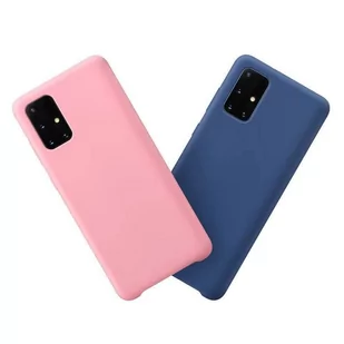 Silicone Case elastyczne silikonowe etui pokrowiec Samsung Galaxy A72 4G czerwony - Etui i futerały do telefonów - miniaturka - grafika 3