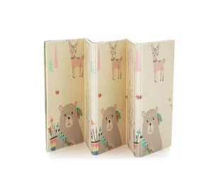 PETITE&MARS - Składana mata do zabawy CAMPY ELEPHANT&FOX - Maty piankowe - miniaturka - grafika 1