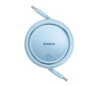 Kable USB - Baseus USB-C - USB-C Free2Draw PD 100W 1m Niebieski - miniaturka - grafika 1