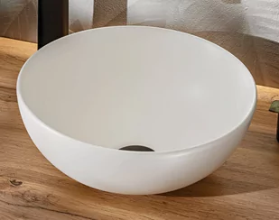 Umywalka nablatowa ceramiczna DOMI-MB Biały mat 32 cm - Umywalki - miniaturka - grafika 1