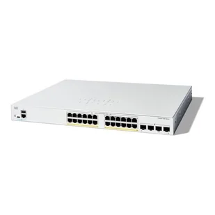 - Cisco - Cisco Catalyst 1200-24FP-4G - Switch - C3 - inteligentny - 24 x 10/100/1000 (PoE+) + 4 x Gigabit Ethernet SFP - Montaż - Pozostałe akcesoria sieciowe - miniaturka - grafika 1