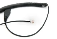 Akcesoria do słuchawek - AXC-01 QD/RJ Kabel przyłączeniowy spiralny 0.5-2 m - AxTel - miniaturka - grafika 1