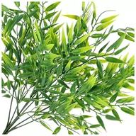 Sztuczne kwiaty - Gałązka Bukiet Sztucznych Liści Gałązka Kwiaty Wiosenne Do Dekoracji Stroik - miniaturka - grafika 1