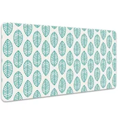 Podkładki na biurko - Ochronna podkładka na biurko Liście wzór 100x50 cm, Dywanomat - miniaturka - grafika 1