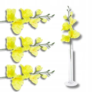 Zielony MIECZYK kwiaty sztuczne do wiązanki stroika MIECZYKI paczka 12 szt - Sztuczne kwiaty - miniaturka - grafika 1