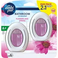 Świece - Ambi Pur Łazienka Merlion Flowers & Spring  2 x 1 szt. - miniaturka - grafika 1