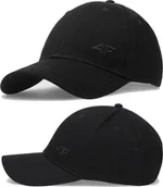 Czapki i chusty sportowe męskie - Sportowa czapka z daszkiem 4F CABU367 20S czarny S/M - miniaturka - grafika 1