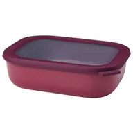 Miski i półmiski - Mepal Mepal Cirqula Oblong Nordic Berry 2 L Bordowa Miska Kuchenna Plastikowa Z Pokrywką - miniaturka - grafika 1