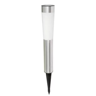 Lampa solarna ogrodowa 56 cm srebrna - Lampy ogrodowe - miniaturka - grafika 1