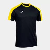 Koszulki męskie - Joma Męski T-shirt z krótkim rękawem, Eco Championship T-Shirt, czarny/żółty, XXXXXXS - miniaturka - grafika 1