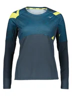 Koszulki sportowe damskie - Mizuno Koszulka funkcyjna "Thermal Charge" w kolorze niebieskim - miniaturka - grafika 1