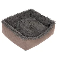 Legowiska dla psów - TIAKI Legowisko dla psa Chenille  - dł. 65 x szer. 60 x wys. 18 cm - miniaturka - grafika 1