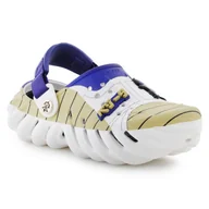 Buty dla dziewczynek - Klapki Crocs Echo Clog K Dragon Ball Z Vegeta 211138-90H białe - miniaturka - grafika 1