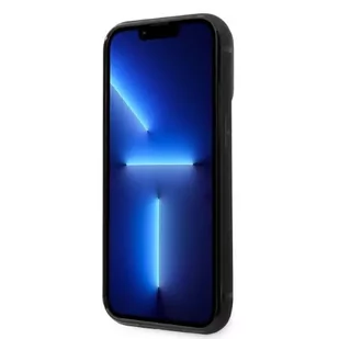 Karl Lagerfeld Etui KLHCP14XCSSK do iPhone 14 Pro Max 6,7" hardcase Signature Logo Cardslot czarny/black - Etui i futerały do telefonów - miniaturka - grafika 6