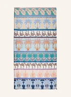 Apaszki i szaliki damskie - Codello Jedwabny Szalik blau - miniaturka - grafika 1