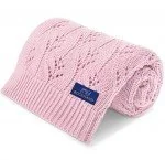 Koce i narzuty dla dzieci - Bocioland, Kocyk bambusowy, MILANO, 80x100cm, różowy - miniaturka - grafika 1