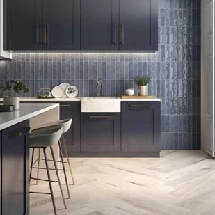 Płytka Ścienna Origin Eleganza Blu 7,5x30 - Płytki ceramiczne - miniaturka - grafika 1
