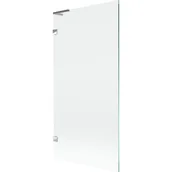 Parawany nawannowe - Mexen Lunar L parawan nawannowy 1-skrzydłowy 90 x 150 cm, transparent, chrom - 897L-090-000-01-00 - miniaturka - grafika 1