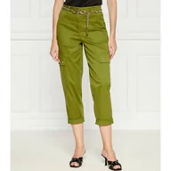 Spodnie damskie - Michael Kors Spodnie cargo | Relaxed fit - miniaturka - grafika 1