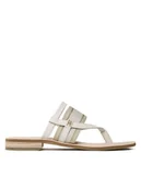 Klapki i japonki damskie - Tommy Hilfiger Japonki Th Webbing Mule Sandal FW0FW07275 Biały - miniaturka - grafika 1
