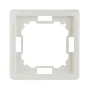 Kontakt Simon Ramka pojedyncza SIMON BASIC biały - Wyłączniki światła i elektryczne - miniaturka - grafika 1