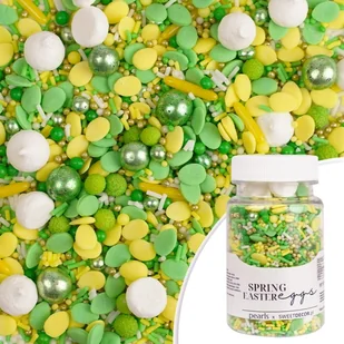 Posypka cukrowa Wielkanoc - SPRING EASTER EGGS mix Sweet Decor, 70 g - Dodatki do ciast w proszku - miniaturka - grafika 1