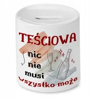 Skarbonki - Skarbonka Dla Teściowej na Urodziny Prezent z Nadrukiem ze Zdjęciem - miniaturka - grafika 1