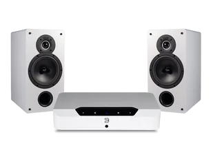 Bluesound POWERNODE EDGE (biały) + Tesi 261 (biały) - Zestawy stereo - miniaturka - grafika 1