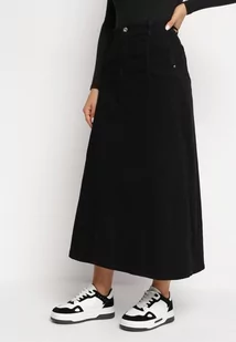 Czarna Spódnica Maxi Trapezowa Blovima - Spódnice - miniaturka - grafika 1