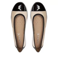 Baleriny - Baleriny Caprice 9-22152-42 Cream/Black 441 - miniaturka - grafika 1