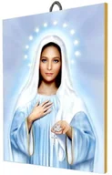 Ikony i obrazy sakralne - Matka Boska z Medjugorie, obraz ceramiczny - miniaturka - grafika 1