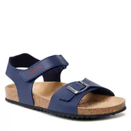 Sandały damskie - Geox Sandały J Ghita B. B J028LB 00054 C0735 D Navy/Red - miniaturka - grafika 1