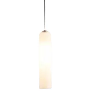 Szklana lampa wisząca CGKLOKP Copel zwis tuba biała złota - Lampy sufitowe Szklana lampa wisząca CGKLOKP Copel zwis tuba biała złota - Lampy sufitowe - miniaturka - grafika 1