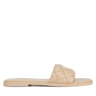 Klapki i japonki damskie - Klapki Badura HAPPY-08W3-086 Beżowy - miniaturka - grafika 1