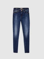 Spodenki damskie - LTB Dżinsy "Amy" - Slim fit - w kolorze granatowym - miniaturka - grafika 1