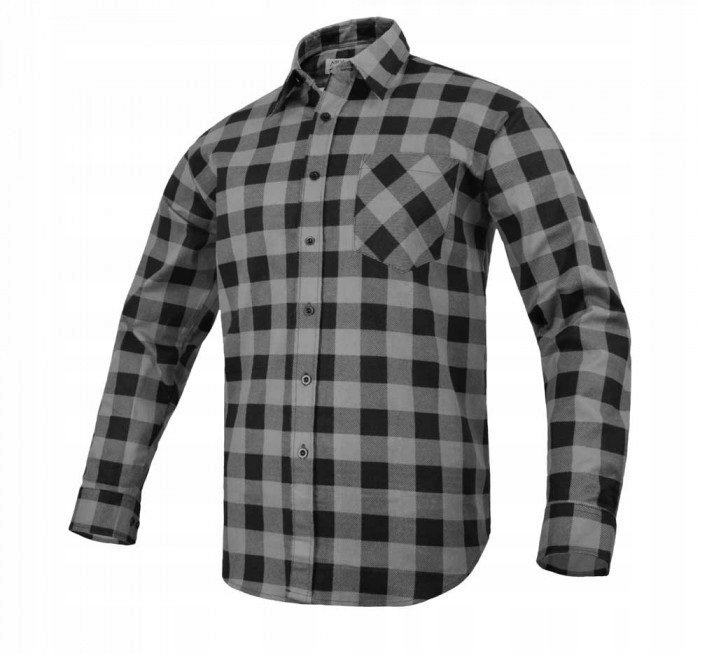 Koszula Flanelowa Męska 100% Bawełna Rozmiar 46