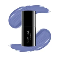 Lakiery hybrydowe - Semilac Semilac lakier hybrydowy 013 Indigo 7ml - miniaturka - grafika 1