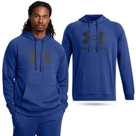 Bluzy sportowe męskie - Bluza fitness męska Under Armour Rival Fleece Logo HD - miniaturka - grafika 1