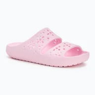 Sport OUTLET - Klapki Crocs Classic Floral Cutout Sandal pink milk WYSYŁKA W 24H 30 DNI NA ZWROT - miniaturka - grafika 1